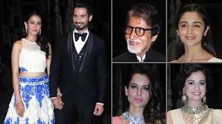 #ShahidMira's Wedding Reception Attended By Celebs