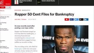 50 Cent Files BANKRUPTCY!