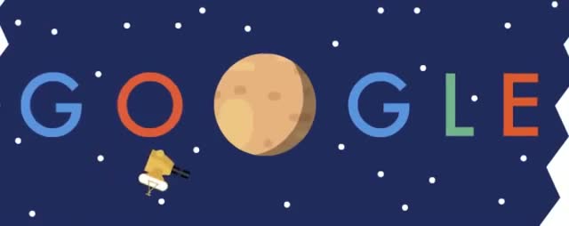 Google celebrates the New Horizons Pluto flyby with an adorable doodle