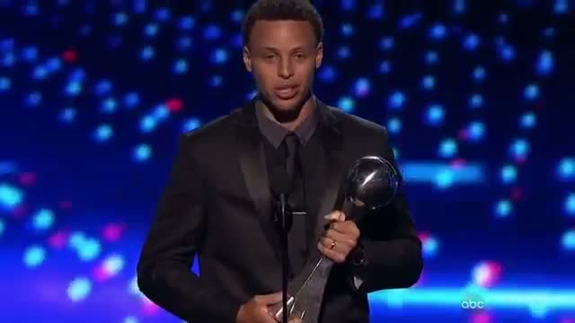 ESPYS 2015 - Stephen Curry Wins Best Male Athlete - 2015 ESPN Awards