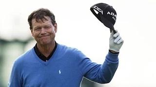 Tom Watson makes emotional farewell walk in his final British Open