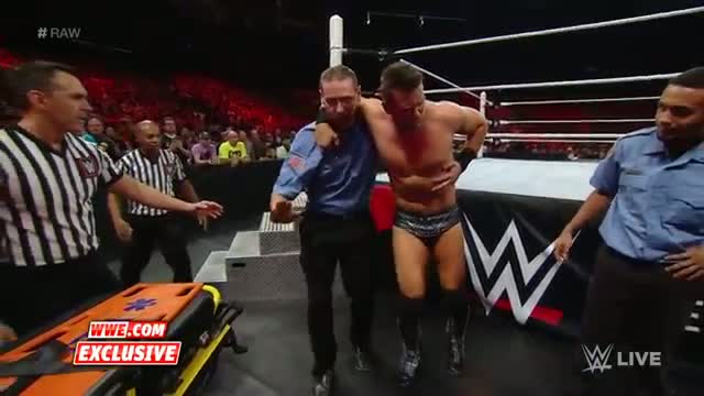 The Miz gets injured on Raw: WWE Raw Fallout, July 20, 2015