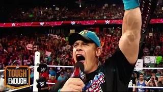 John Cena arrives at WWE Tough Enough next Tuesday