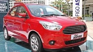 Ford Figo Aspire 2015 First Review, India launch