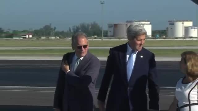 Sec of State Kerry Arrives in Cuba
