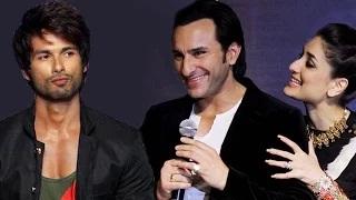 Saif Ali Khan Opens Up About His Wife Kareena Kapoor's Ex Shahid Kapoor!