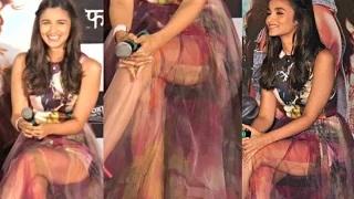 Alia Bhatt Hot Thighs At Shandaar Trailer Launch Event