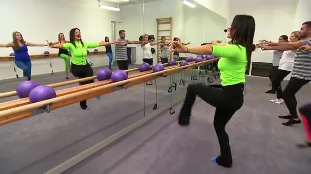 The Bella Twins take their mom to a barre fitness class: WWE Total Divas Bonus Clip: August 18, 2015