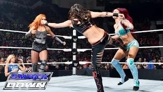 Sasha Banks vs. Brie Bella vs. Becky Lynch: WWE SmackDown, Aug. 20, 2015