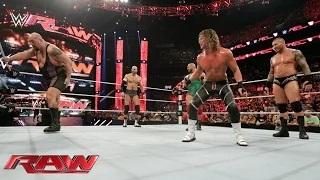 Orton, Ryback, Cesaro & Ziggler vs. Sheamus, Big Show, Owens & Rusev: WWE Raw, Aug. 24 , 2015