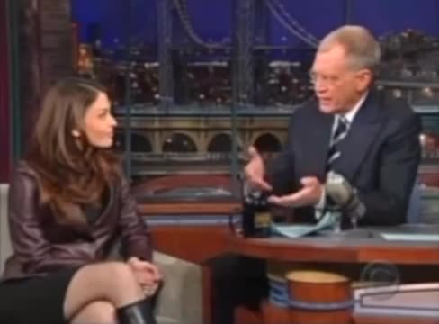 Aishwarya Rai Burns David Letterman in his own Show