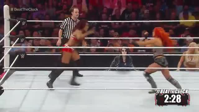 Becky Lynch vs. Alicia Fox - Beat the Clock Challenge: WWE Raw, Aug. 31, 2015