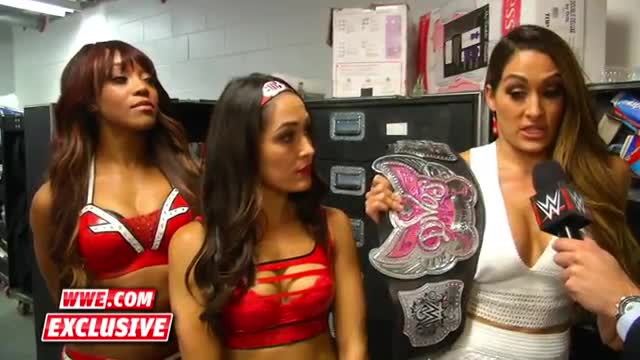 Nikki Bella comments on Charlotte becoming the No. 1 Contender: WWE Raw Fallout, Aug. 31, 2015