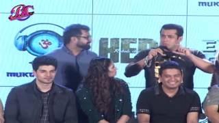 Salman Khan, Sooraj Pancholi & Athiya Shetty At HERO Music launch