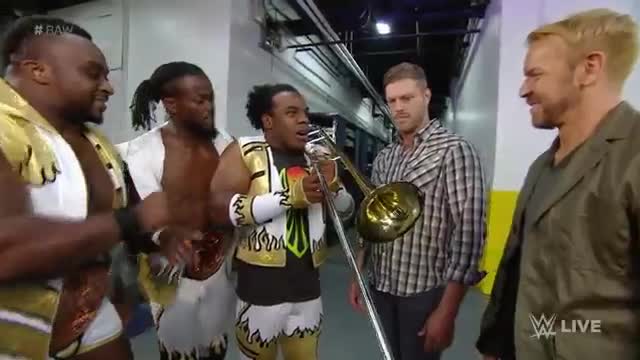 Seth Rollins, The New Day, Edge & Christian and The Dudley Boyz cross paths: WWE Raw, September 7, 2015