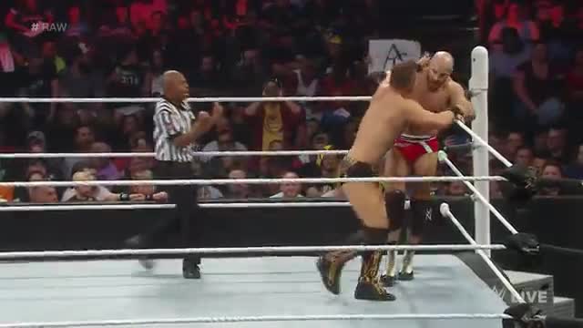 Cesaro vs. The Miz: WWE Raw, September 7, 2015 Video