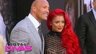 Eva Marie walks the red carpet with The Rock: WWE Total Divas: September 8, 2015