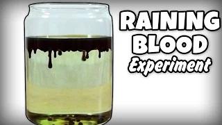 Science Experiments That You Can Do At Home - Raining Blood Science Experiment