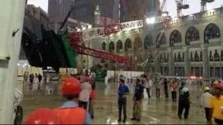 makkah haram Crane Collapse 87+ Dead in Saudi Arabia - Strong Storms Crane Collapse