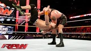 John Cena & Sting vs. Big Show & Seth Rollins: WWE Raw, Sept. 14, 2015