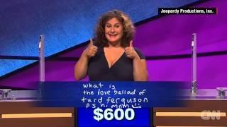 'Jeopardy' contestant gets Trebek to say 'Turd Ferguson'