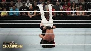 WWE Network: Kane attacks Seth Rollins: Night of Champions 2015