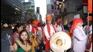 Grand Welcome For PM Modi in New York