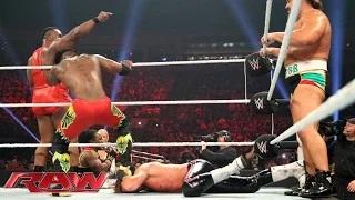 Dolph Ziggler & The Dudley Boyz vs. Rusev & The New Day: WWE Raw, Sept. 21, 2015
