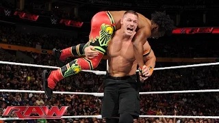 John Cena vs. Xavier Woods - United States Championship Match: WWE Raw, Sept. 28, 2015