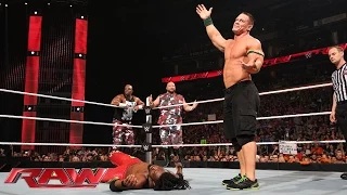John Cena & The Dudley Boyz vs. The New Day: WWE Raw, Sept. 28, 2015