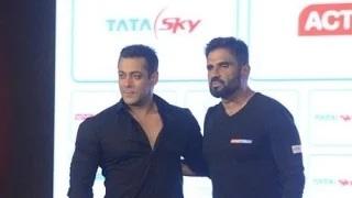 Salman Khan At Suniel Shetty's Fitness Channel Launch