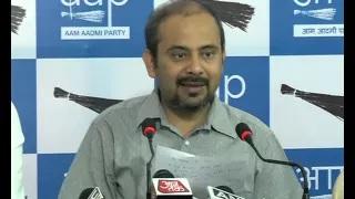 AAP Press Conference on Centre breaks its Promises over Women Security.