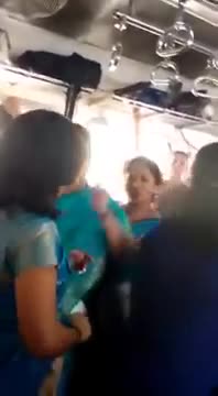 Women Dancing in the Train..India (Mumbai Trains)