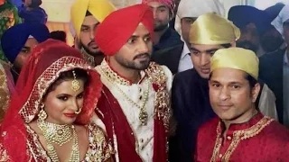 Harbhajan Singh Marriage With Geeta Basra, Sachin Tendulkar Attends