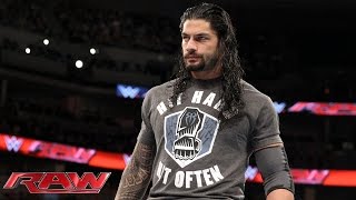 Roman Reigns is ready to fight: WWE Raw, November 2, 2015