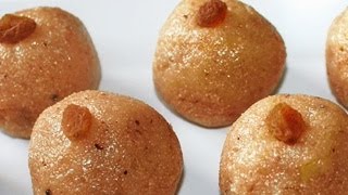 Coconut Rava / Sooji Ladoo - Diwali Recipe
