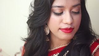 Easy Diwali Makeup and Hairstyle - Happy Diwali