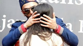 Ranveer Singh Kisses A Girl At Bajirao Mastani Poster Launch