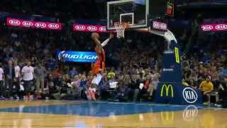 NBA: Russell Westbrook Steal and Slam