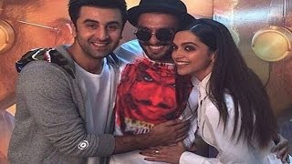 Deepika Padukone POSES with boyfriend Ranveer Singh & ex Ranbir Kapoor TOGETHER