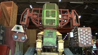 Giant Robots Prepare For US - Japan Battle