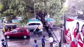 Chennai Rains: Dramatic Footage Of A Tree Falling On A Car