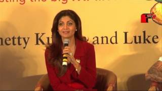 Amitabh Bachchan, Anil Kapoor and Shilpa Shetty at a book launch event