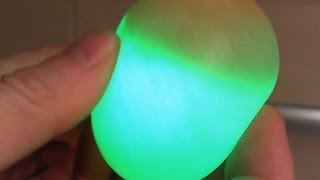 Glowing Bouncy Egg || Rubber Egg Science Experiment