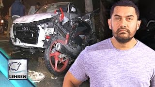 Aamir Khan's Car HITS A Two-Wheeler | Bollywood Gossip