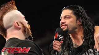 Roman Reigns demands a rematch with Sheamus: WWE Raw, November 23, 2015