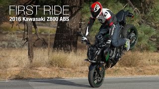 2016 Kawasaki Z800 ABS First Ride Review - MotoUSA