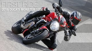 2016 Ducati Monster 1200 R First Ride Review