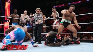 Reigns, Ambrose & The Usos vs. Sheamus, Barrett, Rusev, Del Rio & New Day: WWE Raw, Nov. 30, 2015