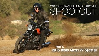 Moto Guzzi V7 Special - Scrambler Shootout
